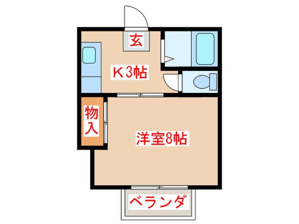 ハウスエレガンスの物件間取画像